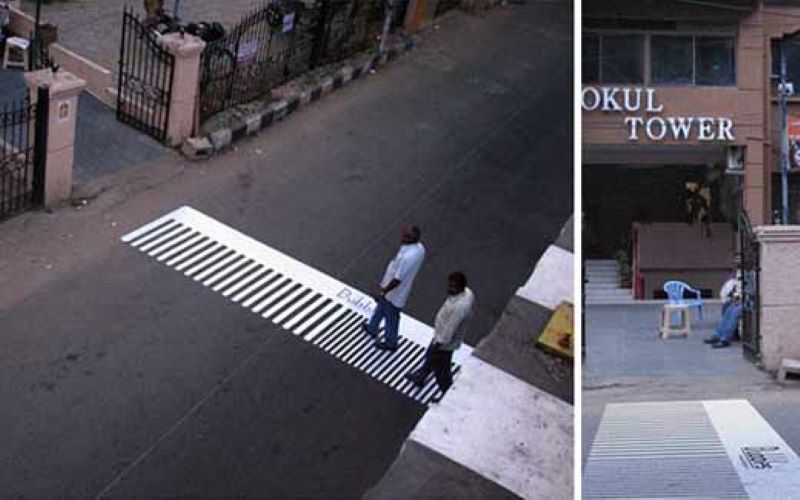 Индия необычные пешеходные переходы